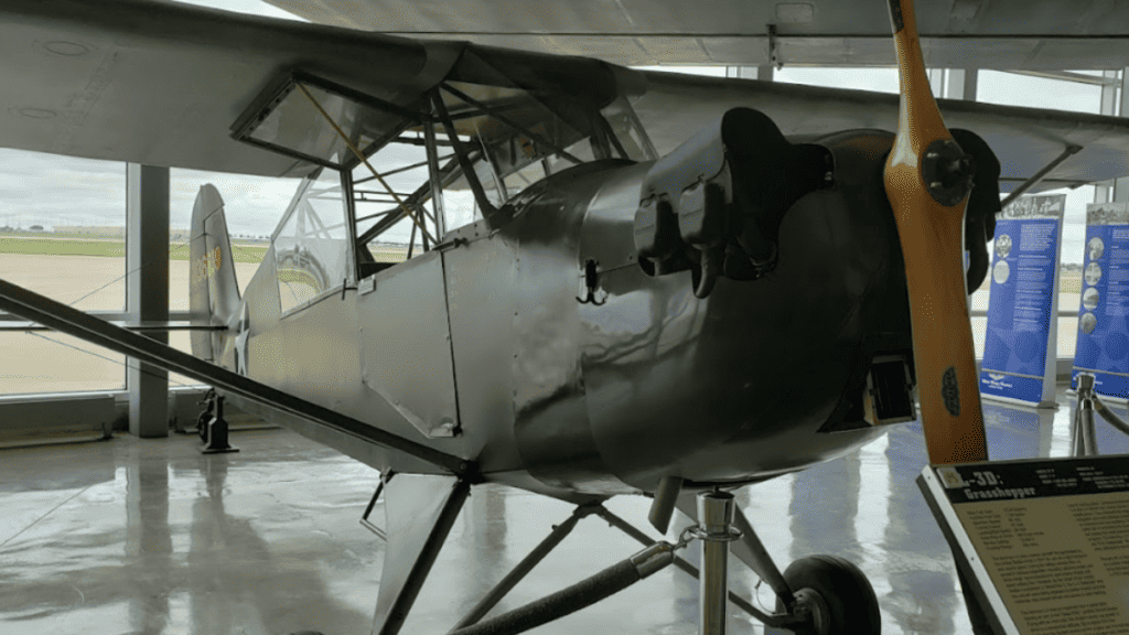 plane at the silent wings museum