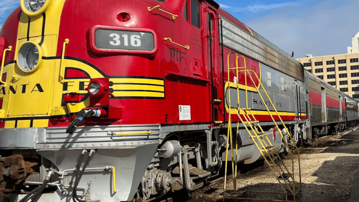 locomotive at galveston railroad museum