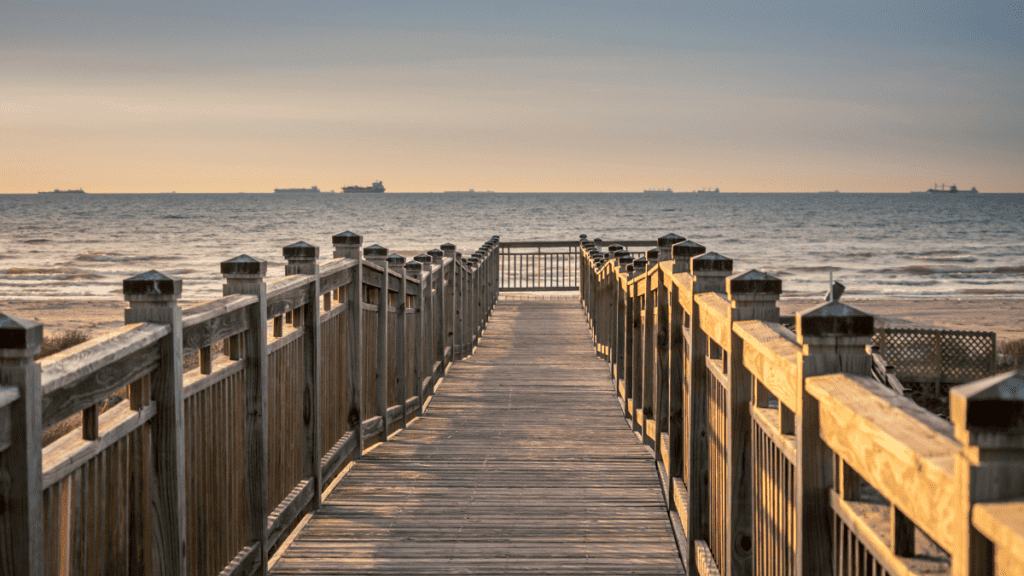 walkway at stewart beach