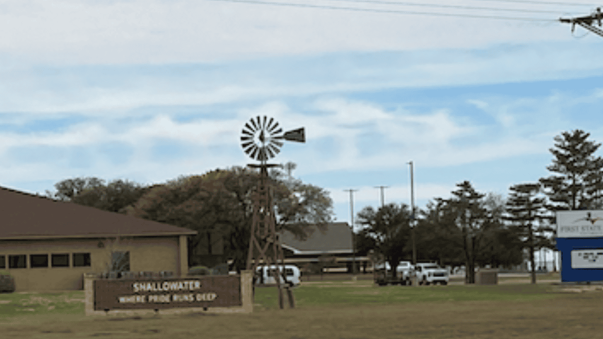 shallowater tx sign